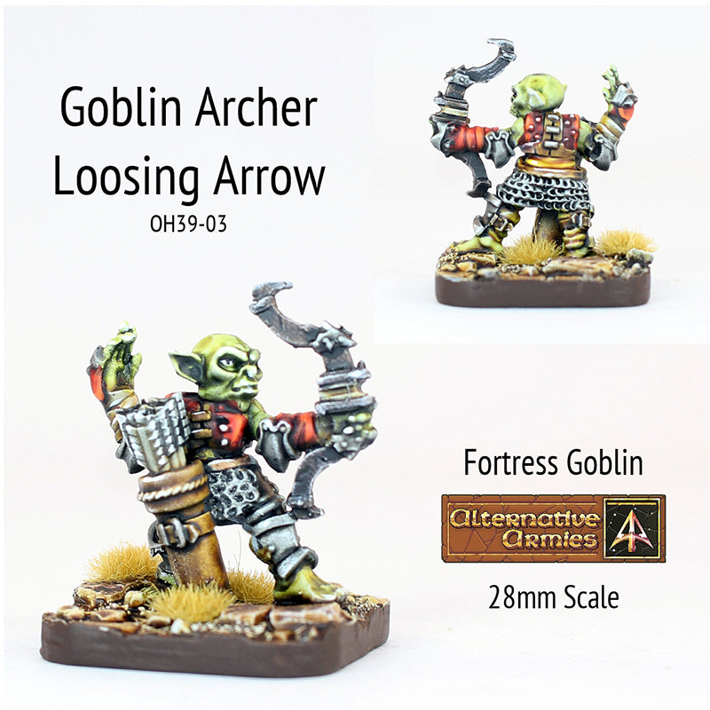 OH39-03 Goblin Archer loosing Arrow
