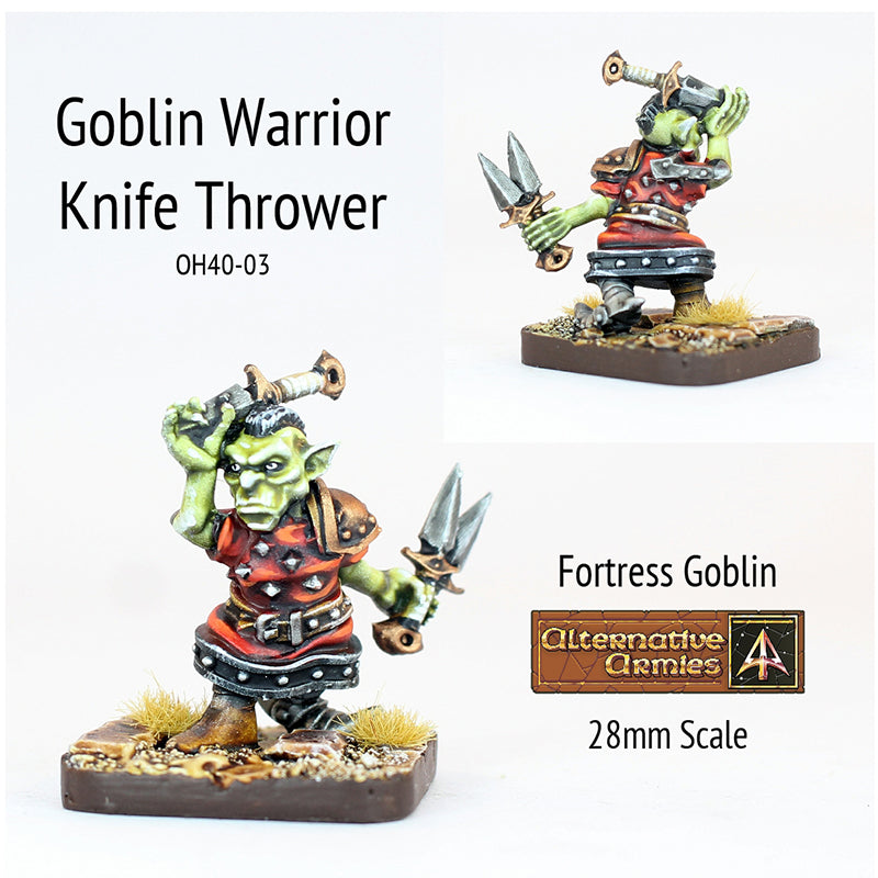 OH40-03 Goblin Warrior Knife Thrower