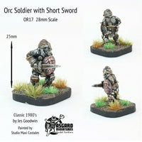 OR17 Soldier Orc with Shortsword