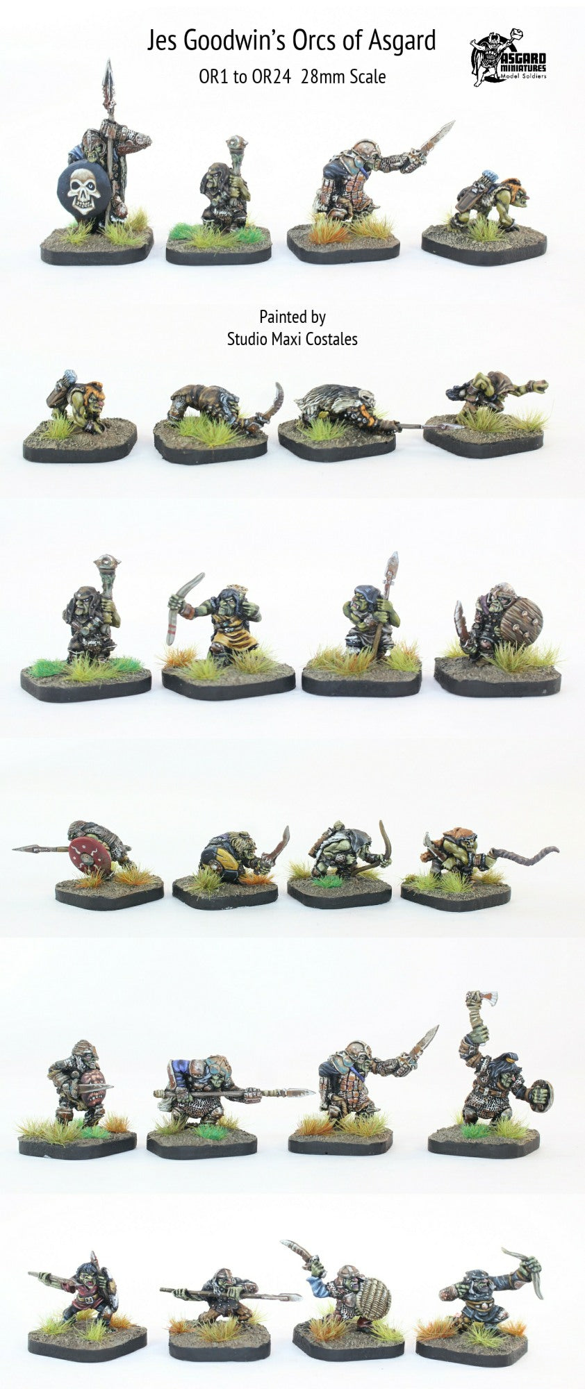 ORP01 Orc Warhorde (OR1 to OR24) with Saving