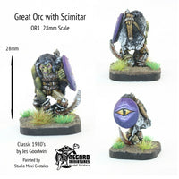 OR1 Great Orc with Scimitar