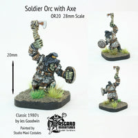 OR20 Soldier Orc with Axe