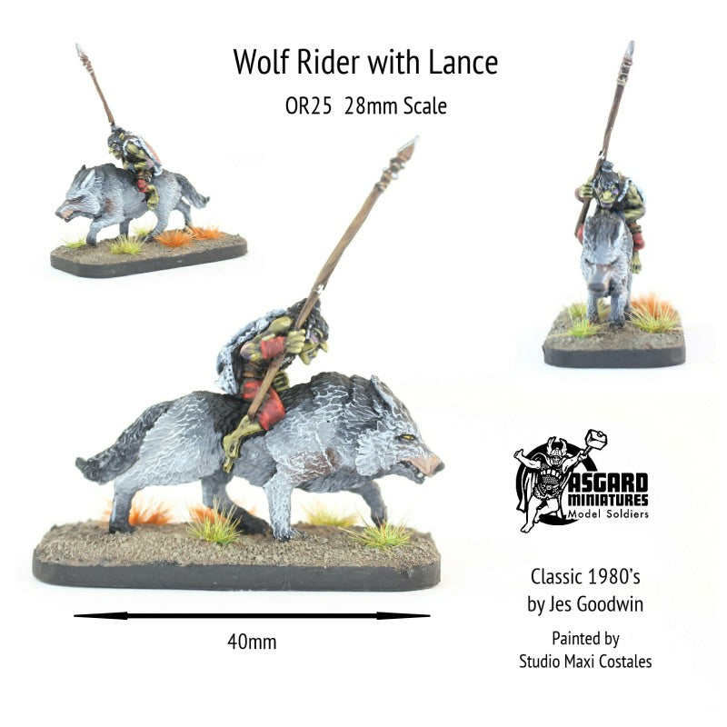 OR25 Wolf Rider with Lance (Also Wolf or Rider as singles)