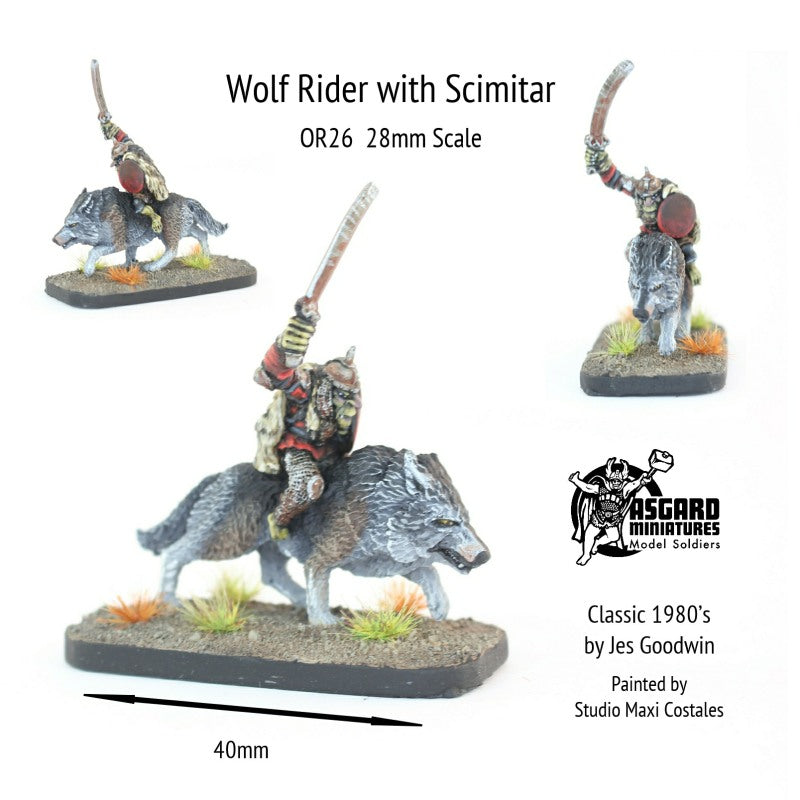 OR26 Wolf Rider with Scimitar (Also Wolf or Rider as singles)