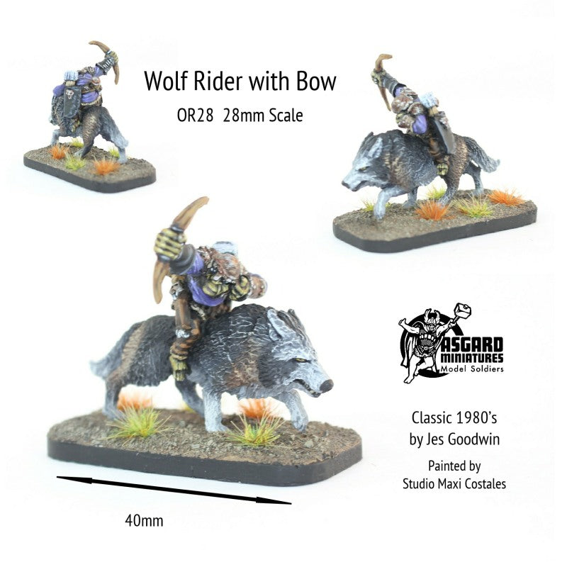 OR28 Wolf Rider with Bow (Also Wolf or Rider as singles)