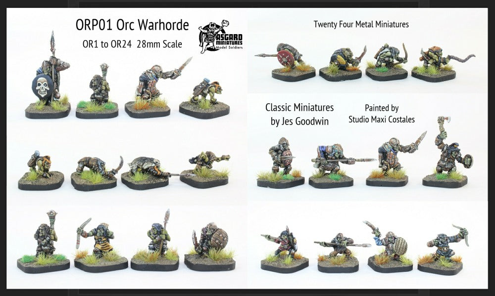ORP01 Orc Warhorde (OR1 to OR24) with Saving