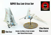 RAP051 Raxa Light Attack Ship  (Chuhuac Flyer Vehicle) assemble landed or in flight