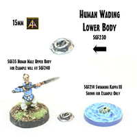SGF230 Human Water Wading lower body