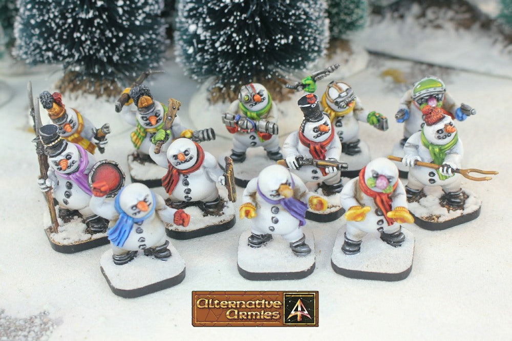 SN2020 Snowmen Super Set (28mm scale) (Set of 12 with Saving)