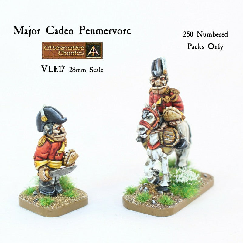 VLE17 Major Caden Penmervorc (Foot and Mounted Set) - 4 packs remain only