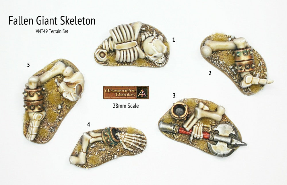 VNT40 Fallen Giant Skeleton (Five Piece Set) Pack or Singles