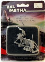 Ral Partha 02-952 Skeletal Beastmen: All Things Dark and Dangerous-4 Miniatures Sealed Vintage1980s