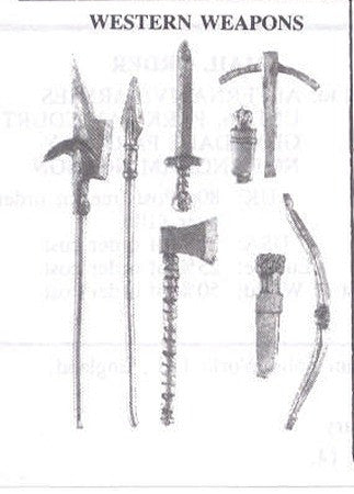30001 Western Weapons (8 pieces)