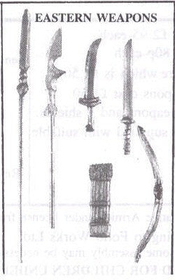 30002 Eastern Weapons (6 pieces)
