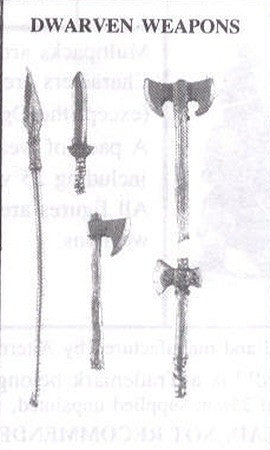 30003 Dwarf Weapons (5 pieces)
