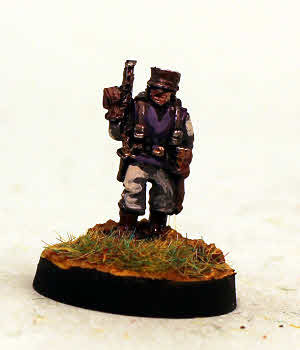 500 Mercenary Officer with Pistol