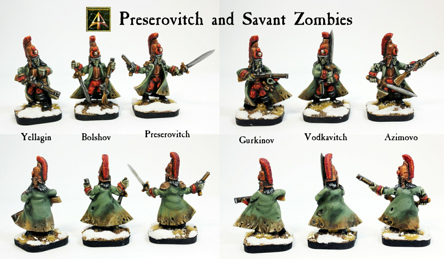 5024M Escape from the Dark Czar Set in Metal - Flintloque Beginners Set