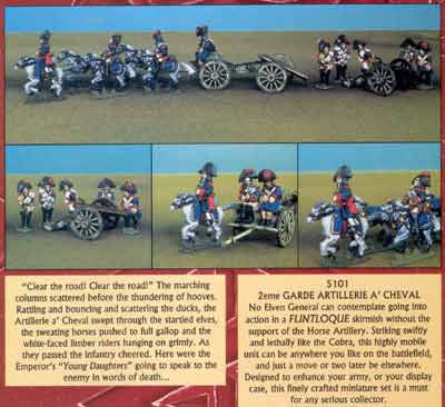 5101 2eme Garde Artillerie Cheval (Full Set of Choose your Miniatures)
