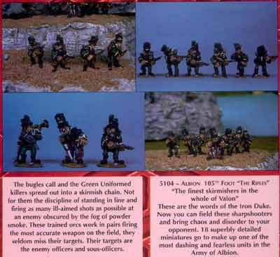 PTD 5104-105th Foot 'The Rifles' Full Set (18)