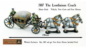 5107 The Londinium Coach (Comes with Two Extra Horses [6 total] free)