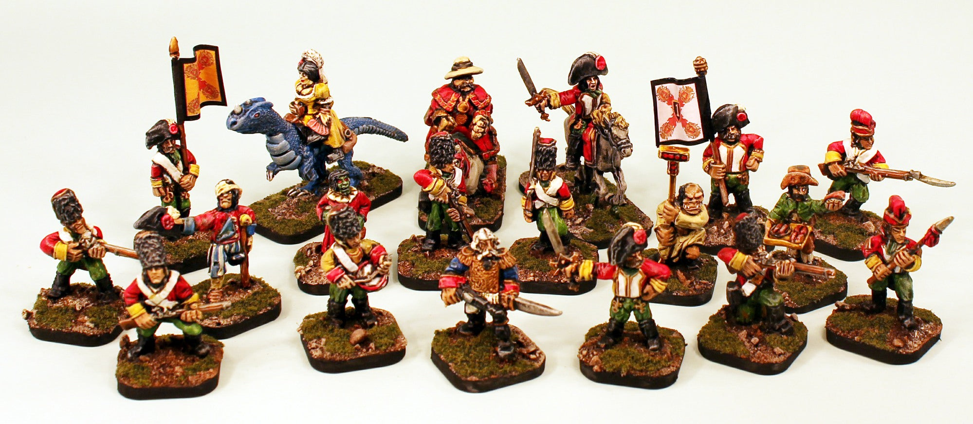 PTD 5110 Regimenta Del Sanna Annie with Flagged Standards (19 Miniatures)