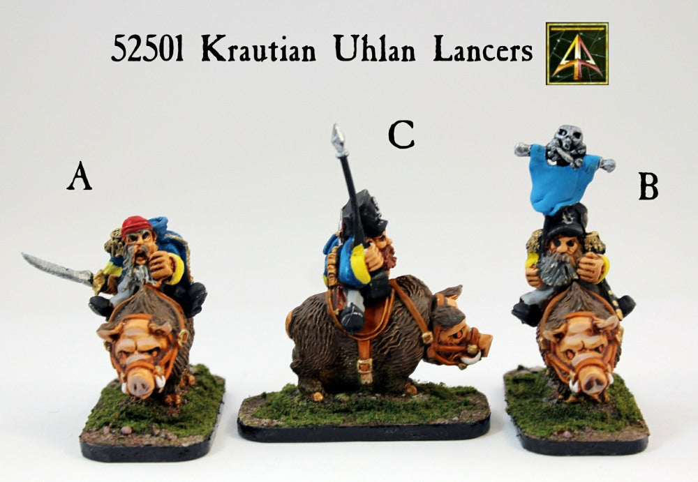 52501 Krautian Uhlan Lancers on Boars