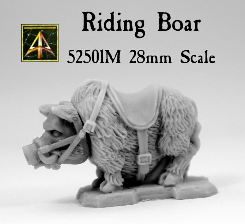 52501M Riding Boar 28mm scale for most riders