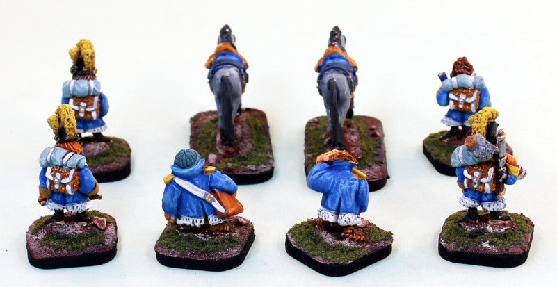 PTD 52511 Finklestein Dwarf Artillery Crew in Legion de Nain Colours: 8 Pieces