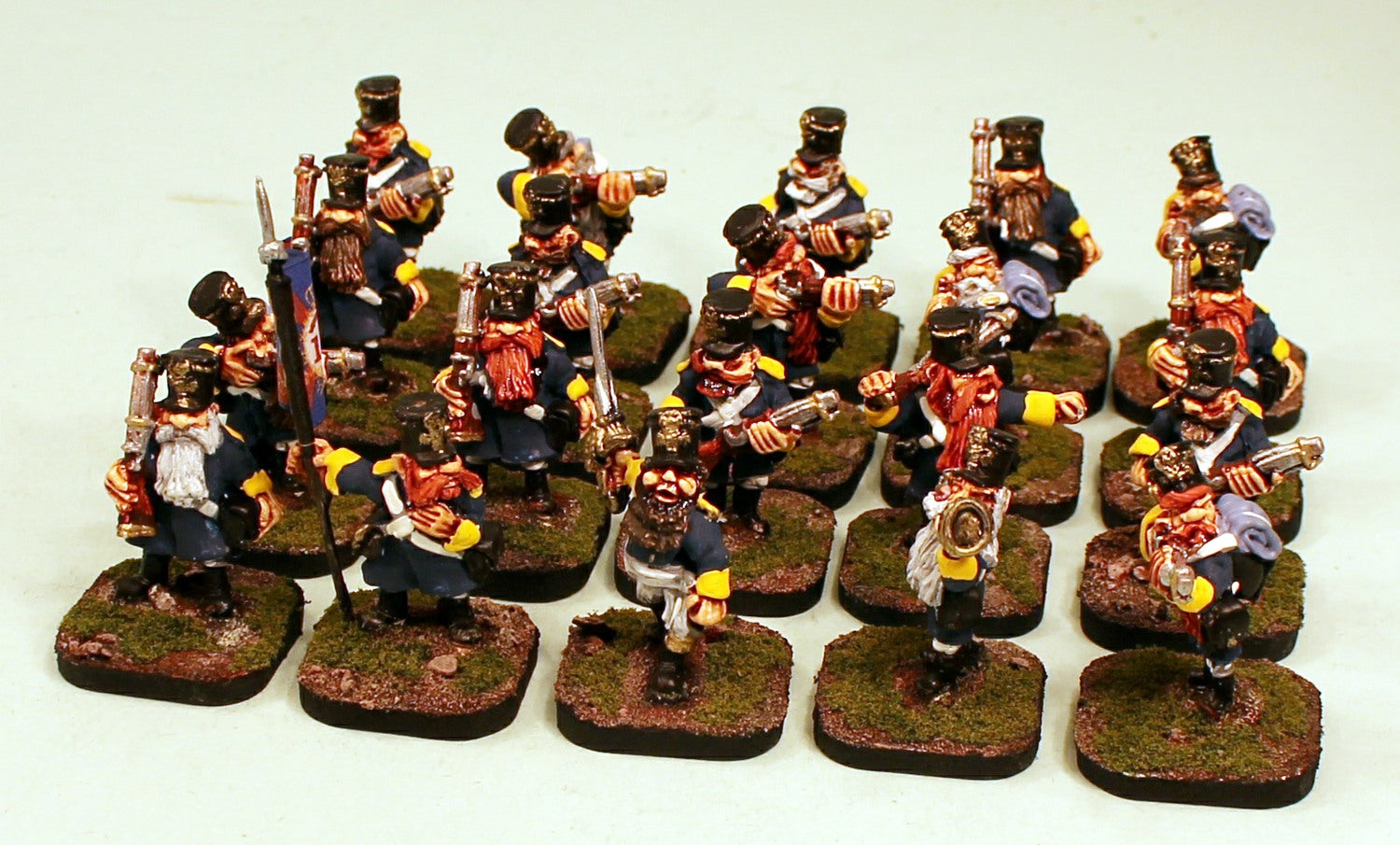 PTD 52513-U Krautian Dwarf Line Infantry Unit: 20 Pieces