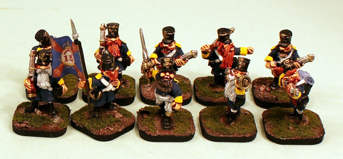 PTD 52513-U Krautian Dwarf Line Infantry Unit: 20 Pieces