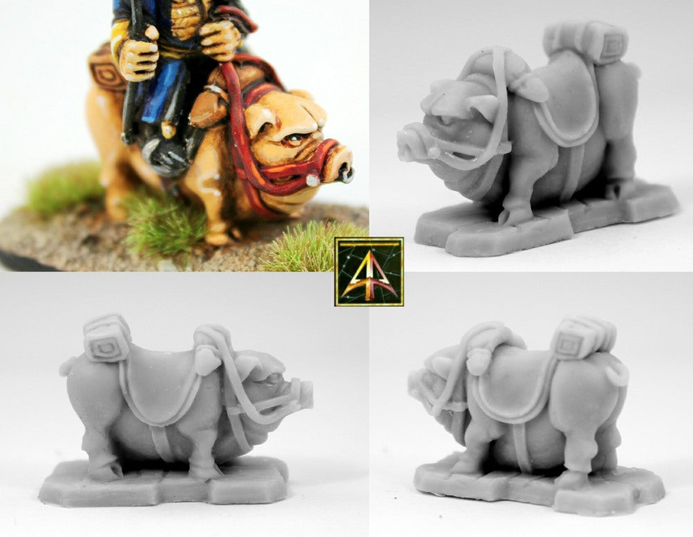 52516M Pummilig Pig 28mm scale for most riders