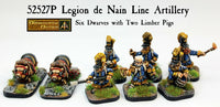 52527P Legion de Nain Line Artillery (Limber Pigs)