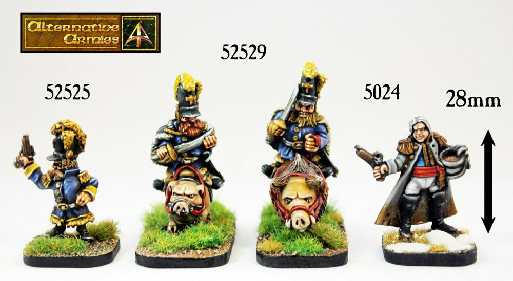 52529P Legion de Nain Hussars on Pigs