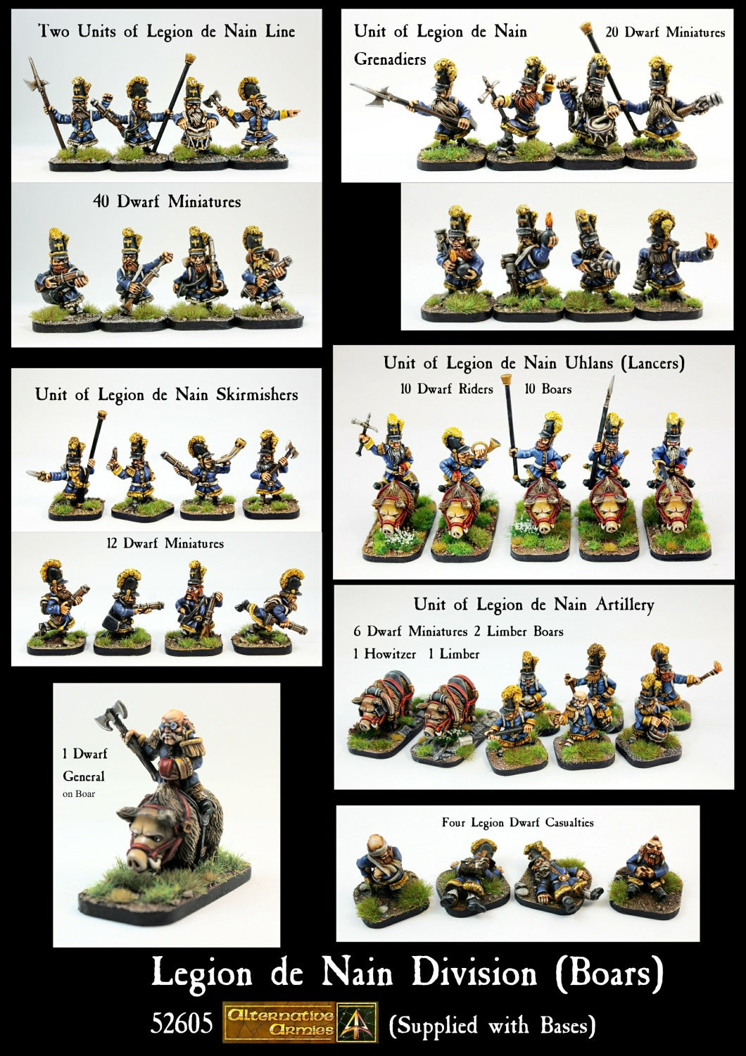 52605 Legion de Nain Dwarf Division (Boars) - Save 15%