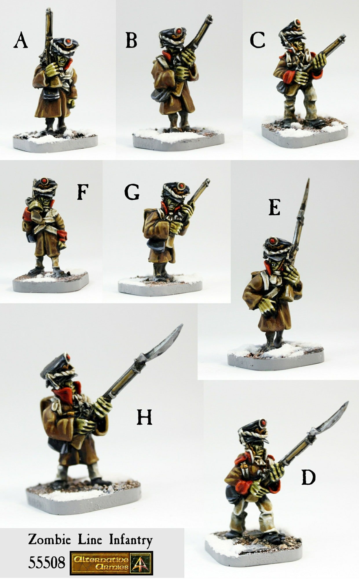 55508 Zombie Line Infantry