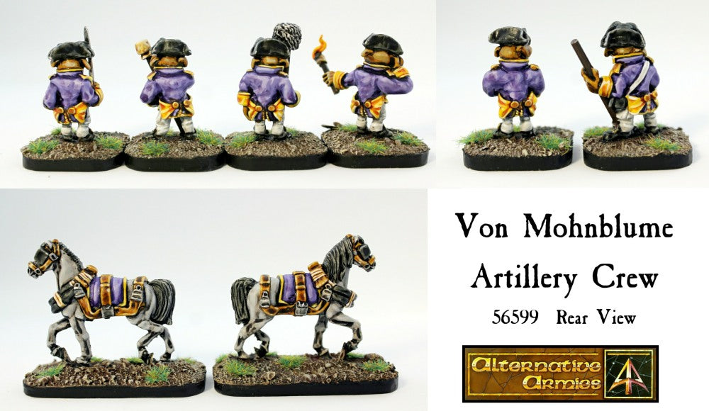 56599 Von Mohnblume Artillery Crew