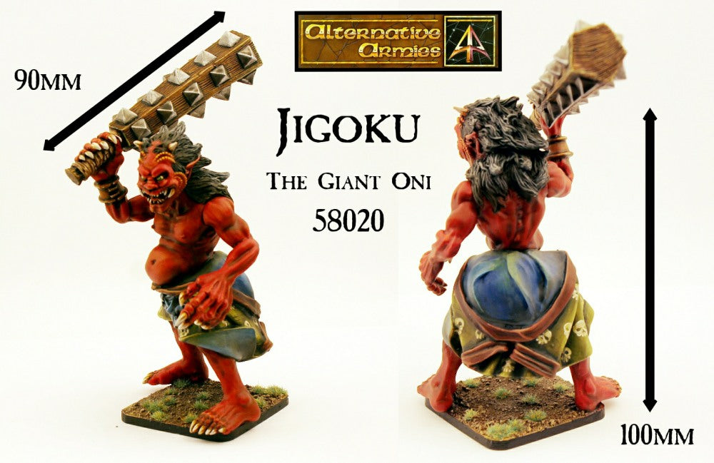 58020 Jigoku the Giant Oni (A huge monster 100mm tall)
