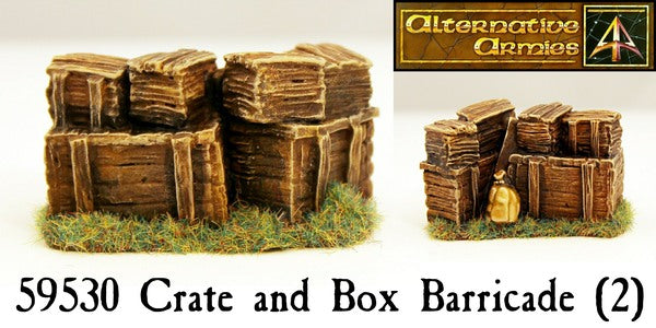 59530 Crate and Box Barricade (Pack of Two)