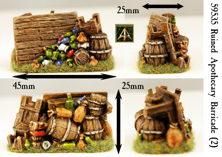 59535 Ruined Apothecary Barricade (Pack of Two)
