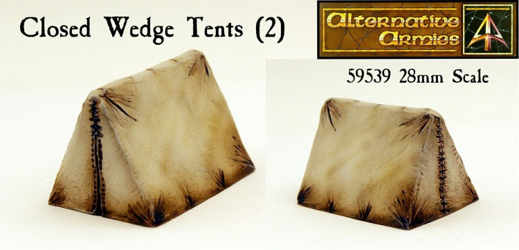 28mm tents 59539 Closed Wedge Tent (Pack of Two)