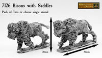 7126 Bisons with Saddle (Choice of Two)
