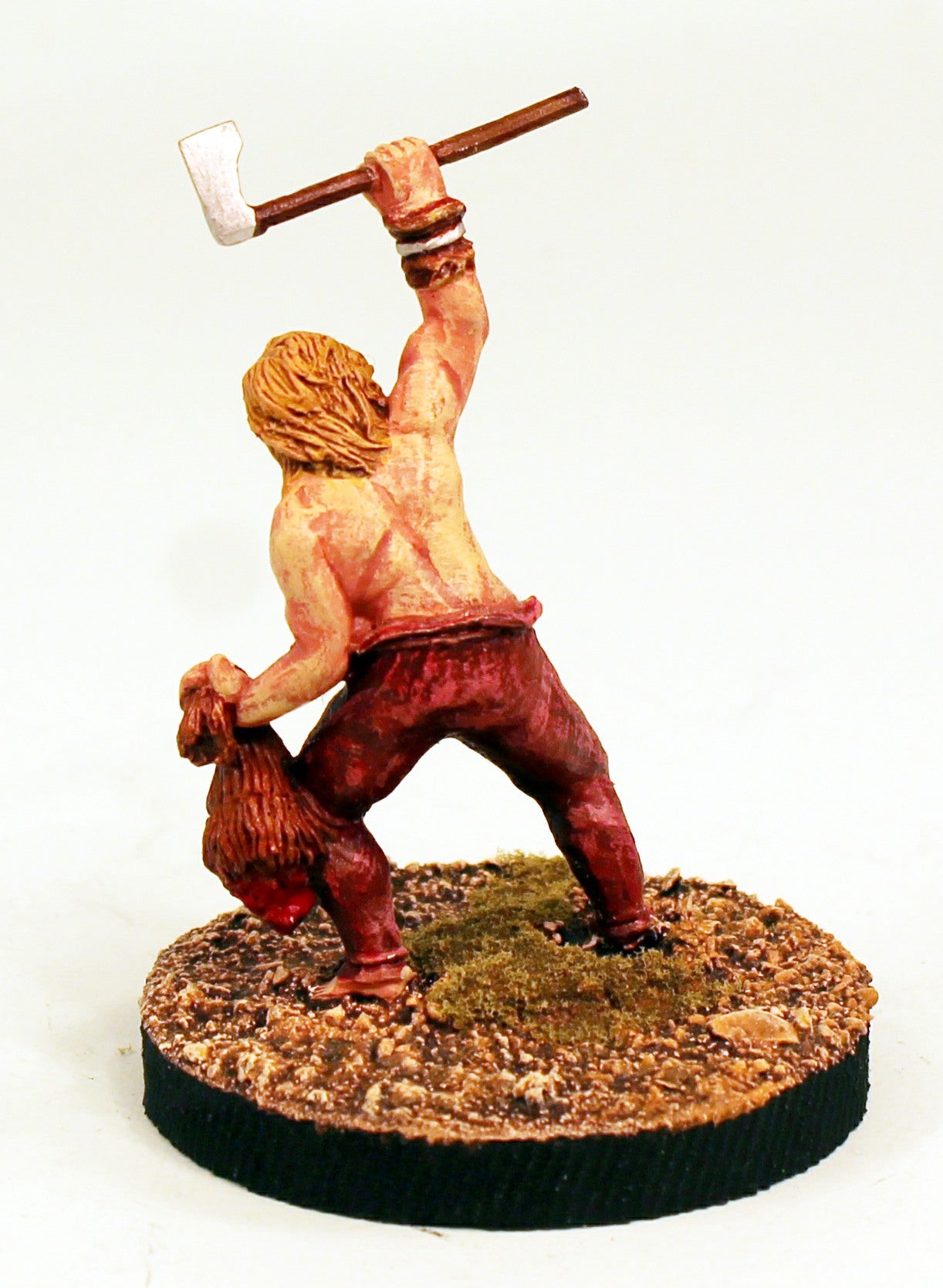 Alpha Miniatures 54mm Scale Germanic Warrior-Axe & Trophy-Pro-Painted