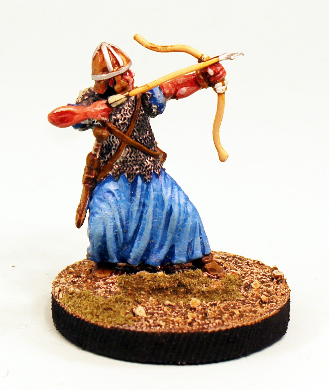 Alpha Miniatures 54mm Scale Roman Auxiliary Archer Shooting-Pro-Painted