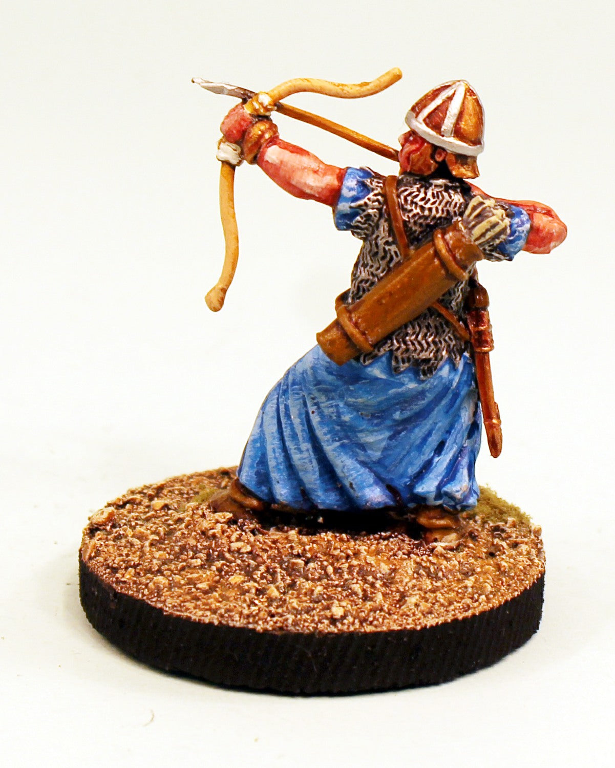 Alpha Miniatures 54mm Scale Roman Auxiliary Archer Shooting-Pro-Painted