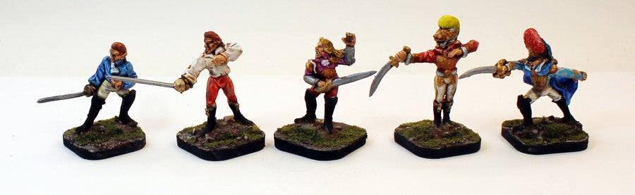 PTD En Garde Set: 10 Mniniatures, En Garde Rules & FREE CE27-01 Juliet Contantine