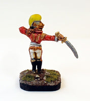 PTD CE25-04 Garde: Elf Duellist Officer of the Cavalry in guard position with Sword