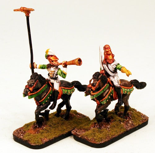PTD CE5 Garde Dragoon Command-Pro-Painted 2 Crystal Elf Dragoons