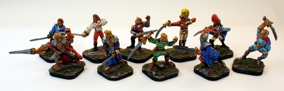 PTD En Garde Set: 10 Mniniatures, En Garde Rules & FREE CE27-01 Juliet Contantine