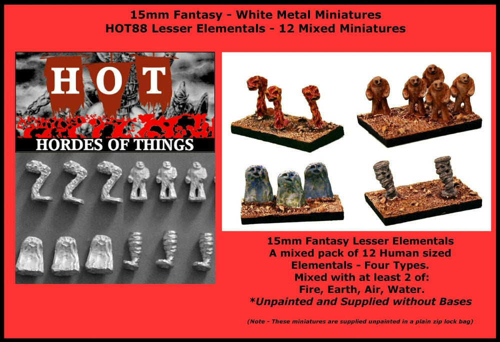 HOT88 Lesser Elementals (four types)