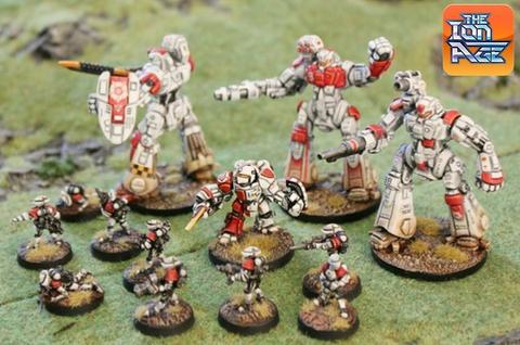 IAF128 Afara Strider Mecha - Three Different Variants